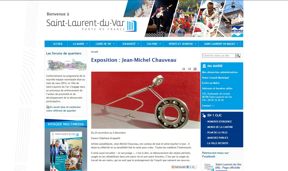 Site Web St laurent du var